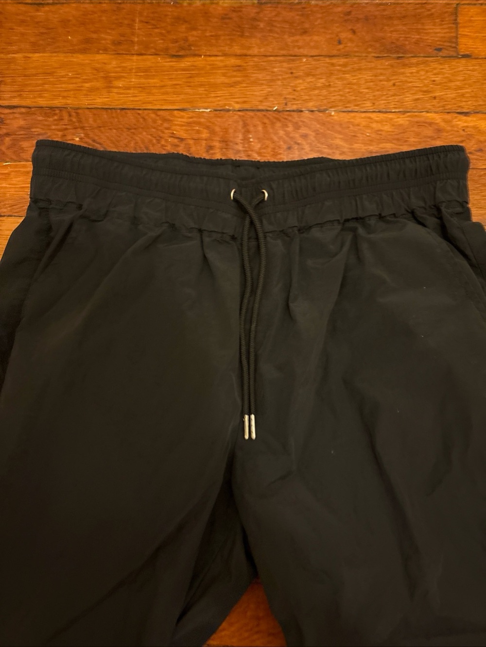 Men's John Elliot Black Drawstring Windbreaker Jogger Pants size Medium - Picture 3 of 9